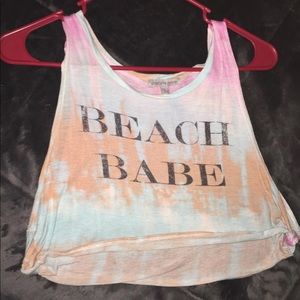 Women’s tank crop top